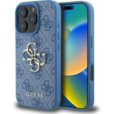 Guess 4G Big Logo iPhone 16 Pro Case - Blue