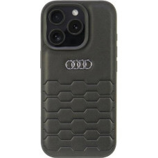 Audi Synthetic Leather iPhone 16 Pro 6.3" black/black hardcase AU-TPUPCIP16P-GT/D2-BK