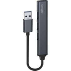 Savio Adapteris Savio USB-A – 3 × USB-A 2.0 / 1 × USB-A 3.1 GEN 1 HUB AK-70