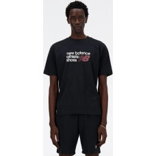 New Balance S/S Brand T-Sh M MT41524BK T-shirt (L)