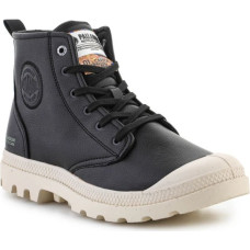 Palladium Pampa Hi Re-Vegan Leather U shoes 74378-008-M Black (EU 38)