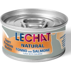 Lechat Natural Tuna with Salmon 80 g - konservi kaķiem