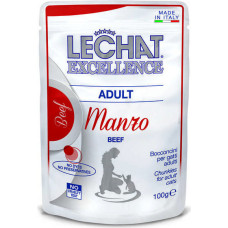 Lechat Excellence Wet Adult with beef 100 g - konservi kaķiem