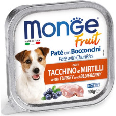 Monge Fruit Turkey and Blueberry 100 g - konservi suņiem