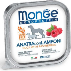 Monge Monoproteinic Fruits Pate duck with raspberries 150 g - konservi suņiem