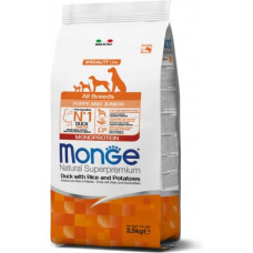 Monge ALL BREEDS Puppy & Junior Duck. Rice and Potatoes 2,5 kg