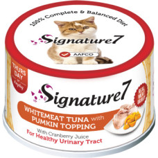 Signature7 Signature 7 Whitemeat Tuna with Pumpkin 70g  - konservi kaķiem