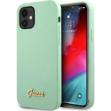 Guess GUHCP12SLSLMGGN iPhone 12 mini 5.4" green/green hardcase Metal Logo Script