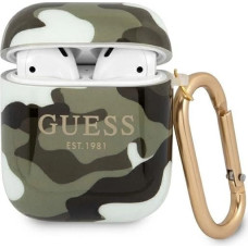 Guess GUA2UCAMA AirPods cover green/khaki Camo Collection