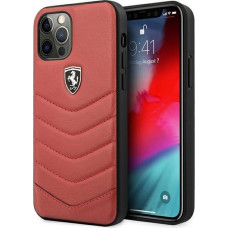 Ferrari FEHQUHCP12MRE iPhone 12/12 Pro red/red hardcase Off Track Quilted