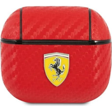 Ferrari FESA3CARE AirPods 3 cover red/red On Track PU Carbon