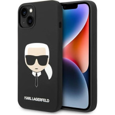 Karl Lagerfeld KLHCP14MSLKHBK iPhone 14 Plus 6.7 "hardcase black / black Silicone Karl`s Head