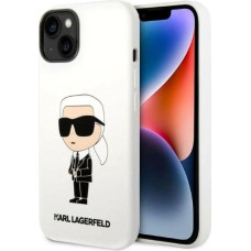 Karl Lagerfeld KLHCP14MSNIKBCH iPhone 14 Plus 6.7" hardcase white/white Silicone Ikonik