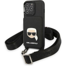 Karl Lagerfeld KLHCP13LSAKHPK iPhone 13 Pro / 13 6.1" Hardcase Saffiano Metal Karl Head