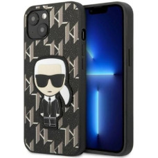 Karl Lagerfeld KLHCP13SPMNIKBK iPhone 13 mini 5.4" hardcase black/black Monogram Ikonik Patch