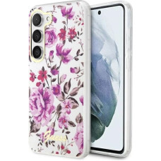 Guess GUHCS23SHCFWST S23 S911 white/white hardcase Flower Collection