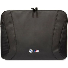 BMW Carbon&Perforated sleeve for a 16" laptop - black