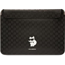 Karl Lagerfeld Saffiano Monogram Choupette case for a 16" laptop - black