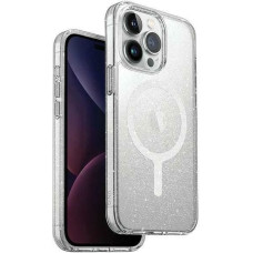 Uniq LifePro Xtreme Magclick Charging Case for iPhone 15 Pro Max - Transparent Silver