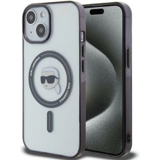 Karl Lagerfeld KLHMP15MHKHNOTK iPhone 15 Plus 6.7" transparent hardcase IML Karl`s Head MagSafe