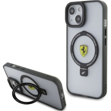 Ferrari FEHMP15SUSCAK iPhone 15 6.1" black/black hardcase Ring Stand 2023 Collection MagSafe