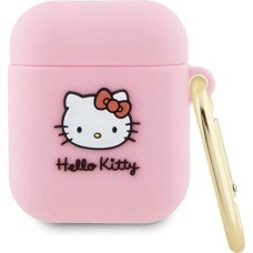 Hello Kitty Silicone 3D Kitty Head case for AirPods 1/2 - pink