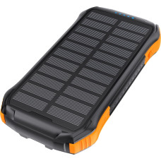 Choetech B658 solar power bank 10000mAh 2x USB-A - black and orange