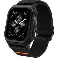 Spigen Lite Fit Pro Case with Strap for Apple Watch 4 / 5 / 6 / 7 / 8 / 9 / SE (44 / 45 mm) - Matte Black