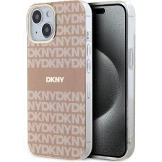 Dkny IML Mono & Stripe MagSafe Case for iPhone 15 Plus / 14 Plus - Pink