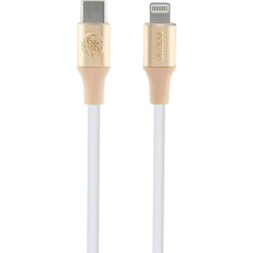 Guess Ebossed Logo USB-C / Lightning cable 1.5m fast charging - gold