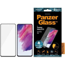 Panzerglass E2E Microfracture antibacterial glass for Samsung Galaxy S21 FE - with black frame