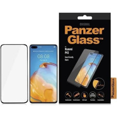 Panzerglass E2E Super+ tempered glass for Huawei P40 - with black frame