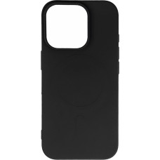 Hurtel Liquid Silicone Case MagSafe for iPhone 16 Pro - black