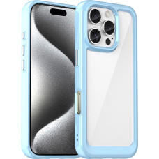 Hurtel Outer Space Case with Gel Frame for iPhone 16 Pro - Blue