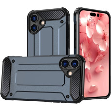 Hurtel Hybrid Armor iPhone 16 Case - Blue