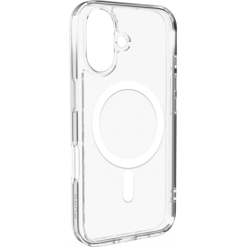 Puro Lite Mag MagSafe Silicone Case for iPhone 16 Plus - Transparent