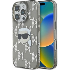 Karl Lagerfeld IML Karl Head Electroplated Case for iPhone 16 Pro Max - Black