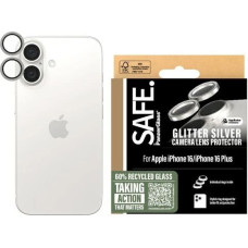 Panzerglass SAFE by PanzerGlass iPhone 16 6.1" / 16 Plus 6.7" Lens Protector silver/glitter silver SAFE95892