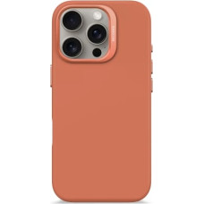 Decoded AntiMicrobial Silicone Backcover with MagSafe for iPhone 16 Pro - Orange