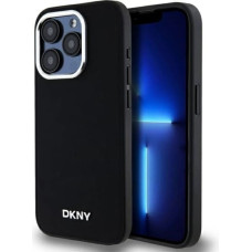 Dkny Plain Logo MagSafe iPhone 15 Pro Case - Black