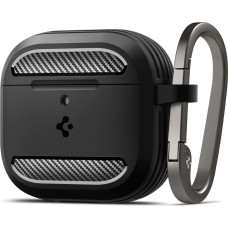 Spigen Rugged Armor Case for AirPods 4 - Black