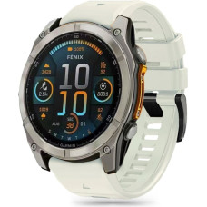 Tech-Protect Silicone Line Silicone Strap for Garmin Fenix 5 / 6 / 6 Pro / 7 / 8 (47 mm) / E - Titanium