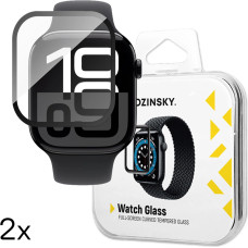 Wozinsky Full Glue Tempered Glass with Black Frame for Apple Watch Series 10 46mm (2 pcs.)