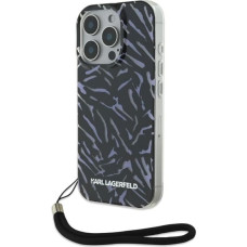 Karl Lagerfeld Zebra With Cord iPhone 16 Pro Case - Purple