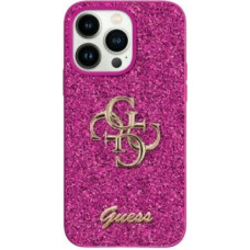 Guess Fixed Glitter Big 4G case for iPhone 16 - purple