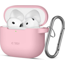 Tech-Protect Silicone Hook Case for AirPods 4 - Pink