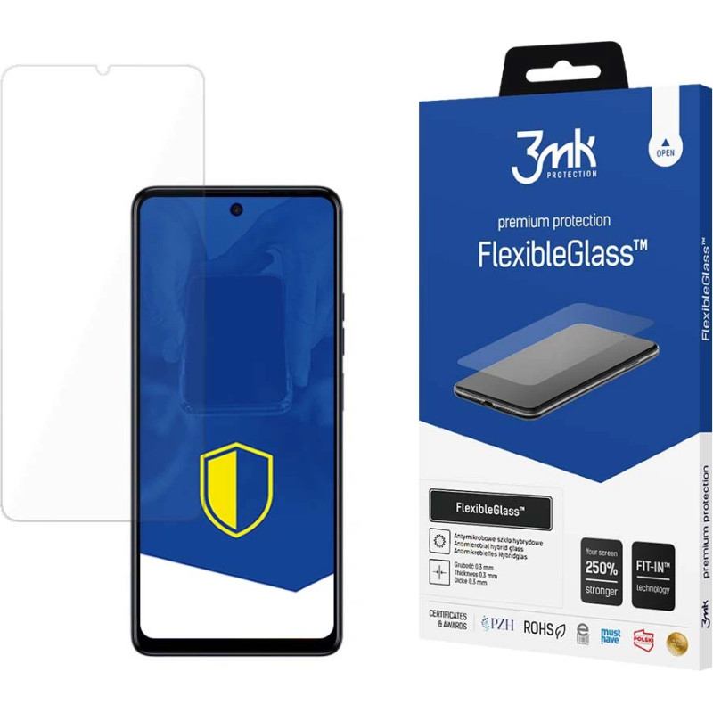 3Mk Protection Hybrid glass 3mk FlexibleGlass on Tecno Spark 10