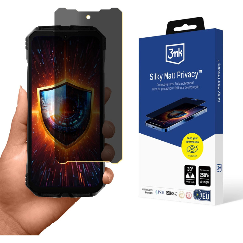 3Mk Protection Folia ochronna prywatyzująca matowa 3mk Silky Matt Privacy na Doogee V40 Pro