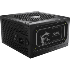 MSI Power Supply|MSI|MAG A850GL PCIE5 II|850 Watts|Efficiency 80 PLUS GOLD|PFC Active|MAGA850GLPCIE5II