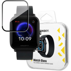 Wozinsky Watch Glass Hybrid Glass for Xiaomi Amazfit Bip U Black